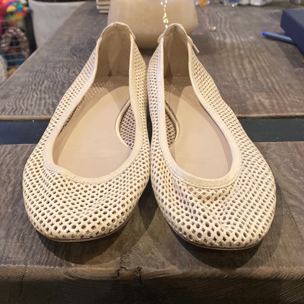 J Crew Beige Ballet Flat size:9